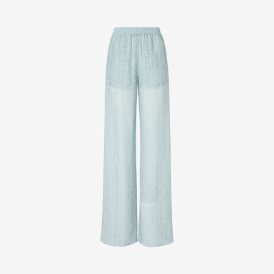 펜디 여성 FF 번아웃 팬츠 - Fendi Womens FF Burnout Trousers - fec15877x