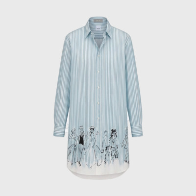 디올 여성 디오리비에라 롱 블라우스 - Dior Womens Dioriviera Long Blouse - dic15889x