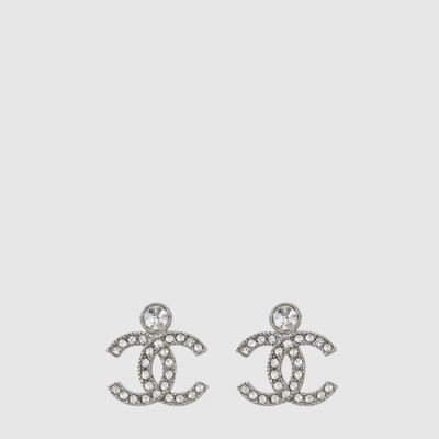 샤넬 여성 CC 크리스탈 포인트 이어링 - Chanel Womens CC Crystal Point Earring - acc8036x