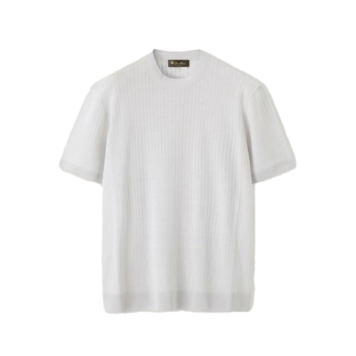 로로피아나 남성 라운드 반팔티 - Loro Piana Mens Round Tshirt - lpc15987x