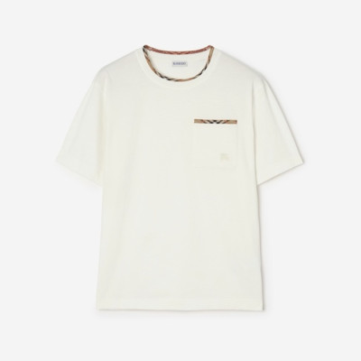버버리 남성 라운드 반팔 티셔츠 - Burberry Mens Round Tshirt - buc16024x