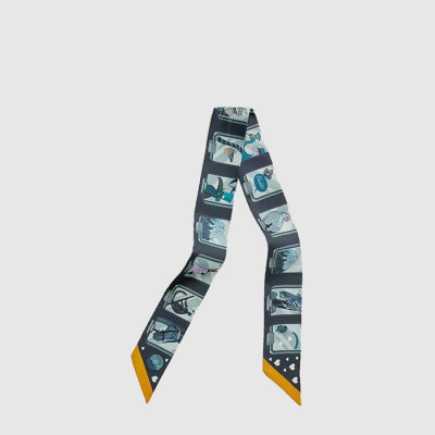 에르메스 여성 역동적인 나눔 트윌리 스카프 - Hermes Womens Dynamic Divided Twilly Scarf - acc8104x