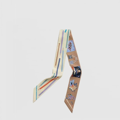 에르메스 여성 아 보스 크레용 까르 리브르 트윌리 - Hermes Womens A Vos Crayons et Carre Libre Twilly - acc8164x