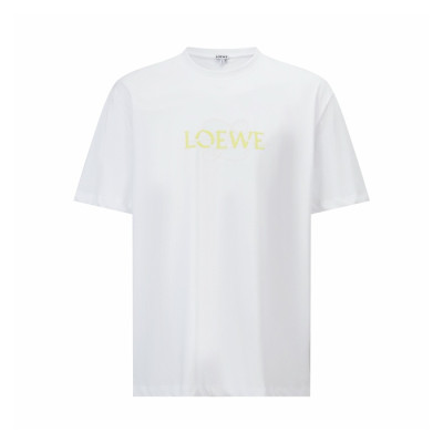 로에베 남성 라운드 반팔티 - Loewe Mens Round Tshirt - loc16060x