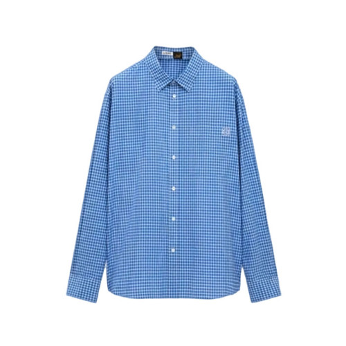 로에베 남성 체크 셔츠 - Loewe Mens Check Shirt - loc16077x