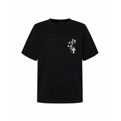 크롬하츠 남성 라운드 반팔티 - Chrom Hearts Mens Round Tshirt - chc16097x