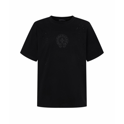 크롬하츠 남성 라운드 반팔티 - Chrom Hearts Mens Round Tshirt - chc16106x