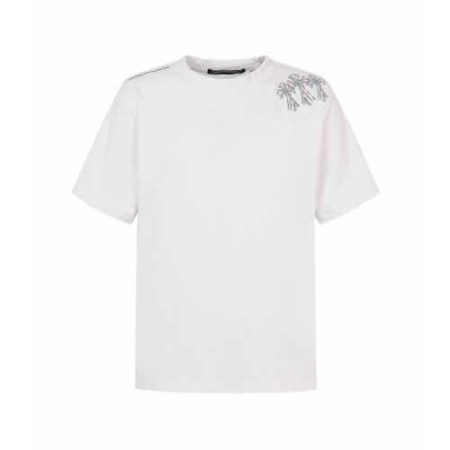 크롬하츠 남성 라운드 반팔티 - Chrom Hearts Mens Round Tshirt - chc16107x