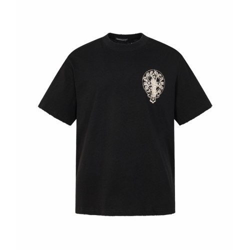 크롬하츠 남성 라운드 반팔티 - Chrom Hearts Mens Round Tshirt - chc16121x