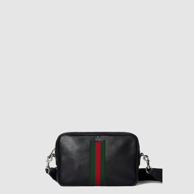 구찌 남성 웹 크로스바디 백 - Gucci Mens Web Crossbody Bag - gub16311x